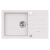 Alveus ROCK 130 kuchynský granitový drez so sifónom 78x48 - G-11 White 1090944