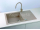Alveus ROCK 130 kuchynský granitový drez so sifónom 78x48 - G-55 Beige