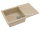 Alveus ROCK 130 kuchynský granitový drez so sifónom 78x48 - G-55 Beige