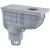 ALCA Univerzálny lapač strešných splavenín 300×155/110 mm priamy, šedá AGV1S
