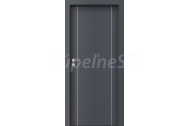 PORTA Doors SET Rámové dvere LINE, vzor A.1, farba Antracit, so zárubňou a kľučkou