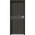 INVADO SET Rámové dvere NORMA DECOR 1 plné, fólia, Dub Popolavý B598 + zárubeň