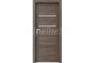 PORTA Doors SET Rámové dvere VERTE HOME G.2 so sklom, 3D fól Dub šarlátový + zárubeň