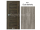 PORTA Doors SET Rámové dvere VERTE PREMIUM A.0 Plné, 3Dfólia Dub Sibírsky+zárubeň