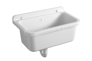 Aqualine Závesná výlevka 55x34cm, plast, biela PI5055