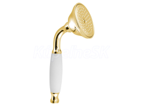 Sapho EPOCA Ručná sprcha, 220mm, mosadz/zlato-biela