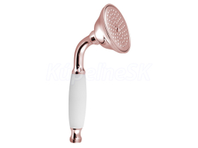 Sapho EPOCA Ručná sprcha, 220mm, mosadz/červené zlato-biela
