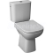 DEEP BY JIKA WC-kombi 43cm vodorovný odpad,bočné napúšťanie,vr.inštal.sady a nádržky,biela