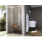 Ravak PIVOT PDOP2 2-dielne sprchové dvere do niky otočné 100x190, Bright alu,Transp 03GA0C