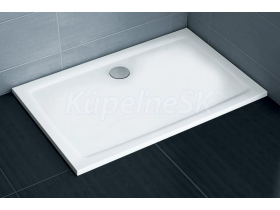 Ravak Vanička GIGANT PRO FLAT 120x80x3 obdĺžniková,liaty mramor + sifón