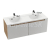 Ravak CLASSIC SD 1300 skrinka pod dvojumývadlo capuccino/biela lesklá,do kúpeľne+Cleaner