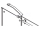 Gelco DRAGON vzpera k zástenám 300x150mm, chróm