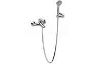 DEEP BY JIKA Vaňová nástenná batéria so sadou (ručná sprcha,hadica 170cm,držiak sprchy)