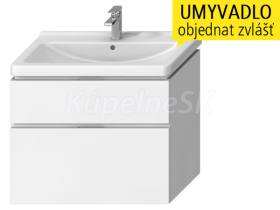 Jika H40J4264025001 CUBITO-N 85 umývadlová skrinka 84x48x47cm,2 zásuvky, biela