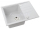 Alveus Intermezzo 30 kuchynský granitový drez so sifónom 62x48 - G-11 White