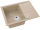 Alveus INTERMEZZO 30 kuchynský granitový drez so sifónom 62x48 - G-55 Beige 1117039