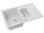 Alveus Intermezzo 70 kuchynský granitový drez so sifónom 78x48 - G-11 White