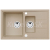 Alveus Intermezzo 70 kuchynský granitový drez so sifónom 78x48 - G-55 Beige
