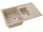 Alveus Intermezzo 70 kuchynský granitový drez so sifónom 78x48 - G-55 Beige