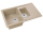 Alveus Intermezzo 70 kuchynský granitový drez so sifónom 78x48 - G-55 Beige