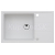 Alveus INTERMEZZO 130 kuchynský granitový drez so sifónom 78x48 - G-11 White 1117046