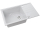 Alveus INTERMEZZO 130 kuchynský granitový drez so sifónom 78x48 - G-11 White 1117046