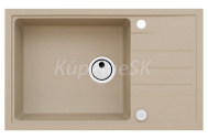 Alveus MERYLL 130 kuchynský granitový drez so sifónom 78x48 - G-55 Beige 1117048