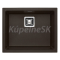 Alveus QUADRIX 50 kuchynský granitový drez so sifónom 56x46 - G-03 Chocolate