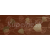 Cersanit OXIA brown inserto 20x50, obklad, decor, W207-005