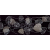 Cersanit OXIA nero inserto 20x50, obklad, decor, WD207-007