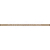 Cersanit BINO listela CREAM BORDER GLASS 2X45