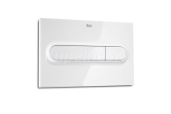 Roca PL1 Dual Flush Ovládacie tlačidlo pre podomietkové moduly, biele