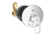 GROHE BauLoop Podomietková vaňová batéria s podomiet. telesom, prepínač, chróm 29081000