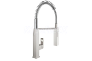 GROHE Eurocube Páková drezová batéria, otočný výtok, supersteel 31395DC0