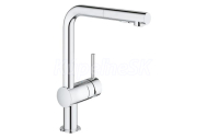 GROHE Minta Páková drezová batéria, vyťahovacia sprška, chróm 30274000 30274000