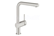 GROHE Minta Páková drezová batéria, vyťahovacia sprška, supersteel 30274DC0 30274DC0