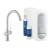 GROHE Blue Home drezová batéria s filtrom a chladiacim zariadením, supersteel 31455DC0