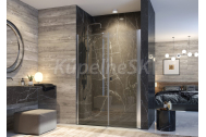 Aquatek GLASS B7 Sprchové dvere do niky 120x195cm, Univerz, krídlové dv., chróm, číre sklo