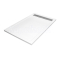 Aquatek LEVEL Obdĺžniková sprchová vanička liaty mr.120x80, nízka+odtokový žľab+sifón