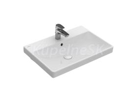 V&B AVENTO 65x47 umývadlo závesné s prepadom, Biela 41586501