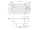 Villeroy & Boch OBERON 160x75 vaňa quarylová+nohy+vykružovák, Biela UBQ160OBE2V01