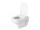 DURAVIT D-Code závesné WC Rimless s hlbokým splachovaním, 355 x 545 mm, biela + sedátko SC