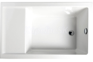 Polysan JAZZ akrylátová sprchová vanička sedacia 120x75x40cm,