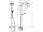 Hansgrohe 27281000 CROMETTA termostat.stĺp E240 Showerpipe EcoSmart,chróm