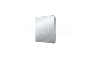EMCO skrinka zrkadlová ASIS PURE 60x70x15,3cm 1-krídlová chróm/sklo-zrkadlo