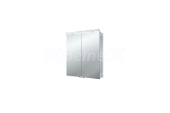 EMCO skrinka zrkadlová ASIS PURE 60x70x15,3cm 2-krídlová chróm/sklo-zrkadlo