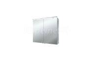 EMCO skrinka zrkadlová ASIS PURE 80x70x15,3cm 2-krídlová chróm/sklo-zrkadlo