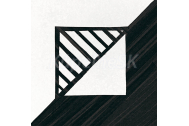 Equipe CAPRICE DECO Patchwork B&W 20X20 (EQ-5) (1bal=1m2)