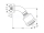Hansgrohe 26606000 CLUBMASTER horná sprcha sprchové rameno 3jet,EcoSmart chróm