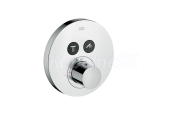Axor SHOWER Select podomietkový termostat pre 2 spotrebiče,chróm 367230